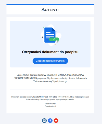 2024-10-11 16_37_12-Tomasz Testowy z AUTENTI SPÓŁKA Z OGRANICZONĄ ODPOWIEDZIALNOŚCIĄ oczekuje Twojeg