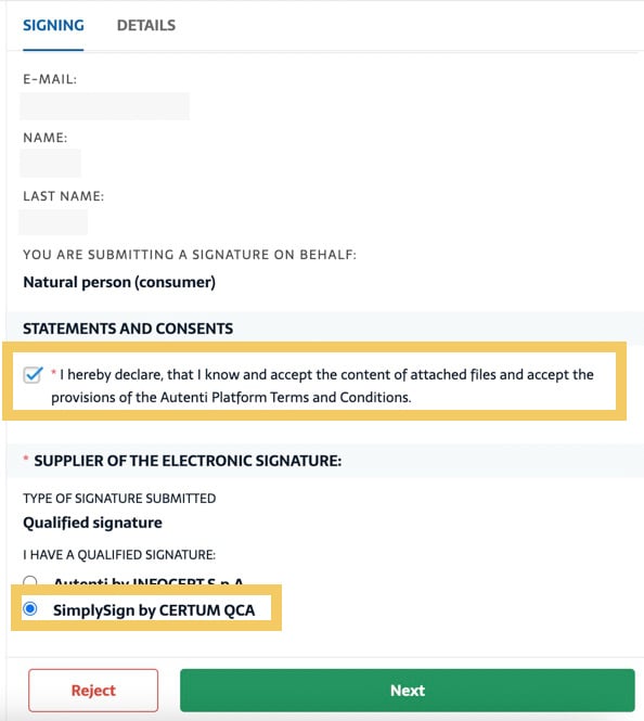 How to sign a document with a qualified signature?